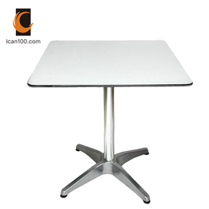 Fabbrica di produzione vendita diretta Design moderno HPL tavolo da pranzo bianco tavolo da pranzo quadrato balcone <span class=keywords><strong>tavolino</strong></span> <span class=keywords><strong>in</strong></span> <span class=keywords><strong>legno</strong></span> - Product Image 3