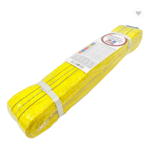 Sangles en sangle plate à <span class=keywords><strong>double</strong></span> boucle, vertes, pour applications de levage maritime - Product Image 2