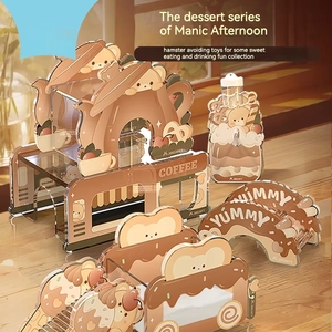 Nuovissimo Nascondiglio Rotondo in Acrilico per Criceti, Stile Carino per Tutte le Stagioni, Vendita all'Ingrosso - Product Image 6