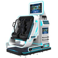 Simulateur de vol VR à rotation 720°, jeux de réalité virtuelle à monnayeur, chaise rotative à 360°, lunettes Deepoon E3, parc d'attractions