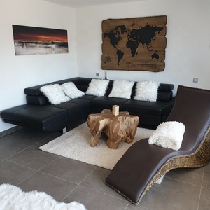 Decorazione Murale in Legno con Mappa del Mondo Incisa al Laser, Artigianato in Legno Fatto a Mano, Insegna Personalizzata - Product Image 2