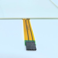 Écran tactile résistif à 4 fils de 10.4 pouces Structure en verre de film ITO haute visibilité Technologie d'écran tactile de qualité supérieure