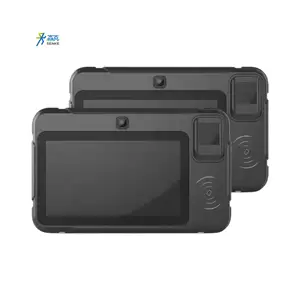 2 câmera frontal USB 8.0 MP S700 Rugged Biométrica Industrial Tablet 7 Saral Quad Core Android 8.1 Fingera Impressão Scanner Tablet PC