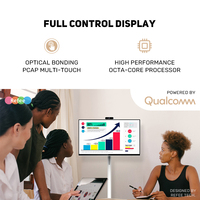 Téléviseur intelligent mobile rotatif de 27 à 32 pouces avec roues, batterie, divertissement à domicile, écran LCD 120Hz FHD, écran tactile capacitif blanc, boîtier en métal