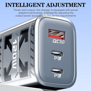 Nuevo diseño 120W Power <span class=keywords><strong>Display</strong></span> Cargador rápido de 3 puertos Adaptador <span class=keywords><strong>USB</strong></span> <span class=keywords><strong>C</strong></span> Cargador de pared Tipo <span class=keywords><strong>C</strong></span> Carga rápida para teléfono 16 15 - Product Image 5