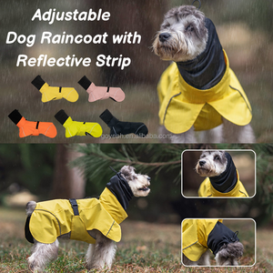 Impermeabile per Cani Regolabile con Striscia Riflettente, Poncho Antipioggia per Cani - Product Image 2