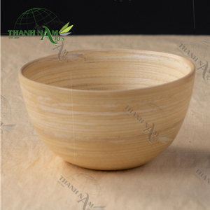 Meilleures ventes de bols en bambou naturel Thanh Nam de haute qualité fabriqués au Vietnam pour les repas - Product Image 1