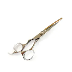 Gunting Cukur Tukang Cukur Profesional, Gunting Potong Rambut Stainless Steel 6 Inci untuk Pria dan Wanita, Salon Anak-anak