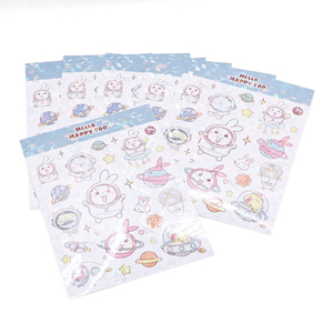 Papel adhesivo Happy Too personalizado al por mayor, papelería decorativa, hoja de pegatinas con logotipo - Product Image 3