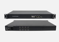Encodeur HONDAO ECD0804T 8/12/16/24 HD 4 DVB-T/DVB-C 24 canaux Streaming H.264 8M Bande passante Gestion Web pour réseau IP FTTH