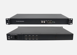 Encodeur HONDAO ECD0804T 8/12/16/24 HD 4 DVB-T/DVB-C 24 canaux Streaming H.264 8M Bande passante Gestion Web pour réseau IP FTTH - Product Image 2