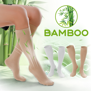 <span class=keywords><strong>Calcetines</strong></span> Deportivos de Compresión al Por Mayor Más Vendidos para Correr y Ciclismo, Temporada de Otoño, Material de Bambú y Algodón - Product Image 1