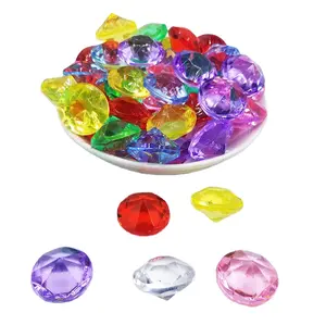 plastic Diamond Gems fake Jewels Pirate Treasure toy for Hunt Party Favors Vases Filler