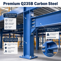 Plateforme en acier sur mesure pour mezzanine, stockage multi-niveaux, augmentation de l'espace utilisable en entrepôt pour atelier industriel, directement de l'usine