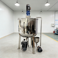 Cuve de mélange en acier inoxydable DZJX pour savon liquide et shampoing avec agitateur homogénéisateur pour la production de détergents et de cosmétiques