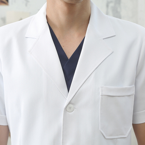 Camici da laboratorio a manica lunga e corta per medici e farmacisti abiti da lavoro pediatri traspiranti da donna camici bianchi - Product Image 3