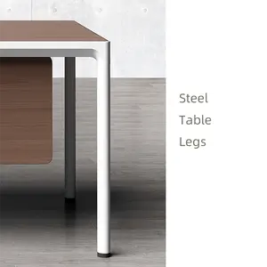 Patas de mesa modernas de oficina, patas de mesa de aluminio fundido a presión, marco de escritorio de oficina