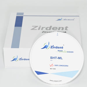 Upgrade Zirdent SHT-ML Fabrieksfabrikant Sht Meerlagig Tandheelkundig <span class=keywords><strong>Zirconia</strong></span> Blok Goede Prijs Aangepast Meerlagig Cadcam Frezen - Product Image 6