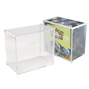 <strong>Clear</strong> Acrylic Display Case for Pok&eacute;mon <strong>Cards</strong> Customized Eco-friendly Booster <strong>Box</strong> Holder for Promotions - Product Image 1