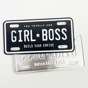 <span class=keywords><strong>Plaque</strong></span> d'immatriculation de <span class=keywords><strong>moto</strong></span> en aluminium souvenir à distance personnalisée - Product Image 1