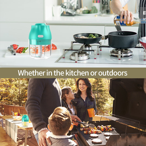 <b>Mini</b> Electric Garlic Crusher Chopper 250ml Onion <b>Grinder</b> Masher Food Processor Durable Kitchen Accessory Baby Food Chopper Home - Product Image 5