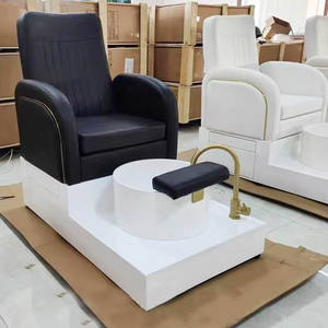 Sillón de Manicura y Pedicura de Diseño Original, Cómodo, Color Blanco, con Lavabo para Pies, para Centro de <span class=keywords><strong>Spa</strong></span> - Product Image 6