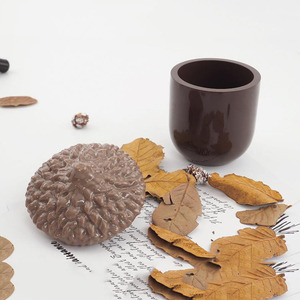 YS cône de pin pot de stockage Silicone moule bricolage cristal goutte à goutte résine plâtre créatif fabrication de bijoux à la main bougies décor à la maison artisanat - Product Image 1