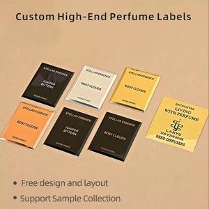 Etichette in Lamina Metallica 3D Personalizzabili e Etichette per Confezioni di Profumi Stampate UV, Targhette Metalliche, Adesivi per Profumi - Product Image 1