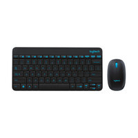 Ensemble clavier et souris ergonomiques sans fil MK245, programmables, pour ordinateur portable, bureau, interface USB, compact, portable