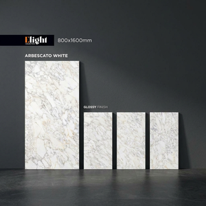 Azulejos de porcelana pulida Arabescato Blanco 800x1600mm para suelo y pared, diseño de mármol italiano 80x160cm - Product Image 1
