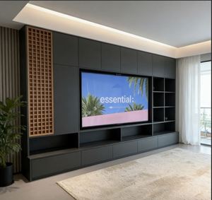 High Quality 60-95'' Height <b>Adjustable</b> Motorized Vertical <b>TV</b> Lift Remote Control Automatic Electric System Cabinet <b>TV</b> <b>Stand</b> - Product Image 2