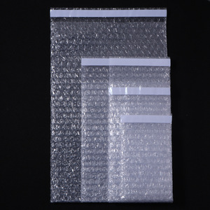 Bolsa de burbujas transparente Hanrong, embalaje grueso a prueba de golpes, amortiguación protectora para artículos frágiles, envío exprés - Product Image 2