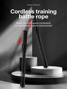 Micogo Corde <span class=keywords><strong>de</strong></span> combat portable en acier inoxydable écologique, sans fil et à ressort, pour la maison, les voyages, le fitness et la <span class=keywords><strong>salle</strong></span> <span class=keywords><strong>de</strong></span> <span class=keywords><strong>sport</strong></span> - Product Image 3