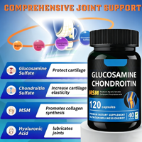 Comprimés de Glucosamine, Chondroïtine, MSM, Calcium et Collagène à Marque Blanche OEM – Complément de Soutien Articulaire et Osseux – 1500mg Glucosamine, 800mg MSM