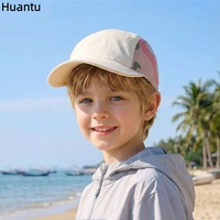 Casquette de baseball imperméable en nylon pour enfants avec visière incurvée, couleur camouflage, pour garçons et filles, été, plage, sports de plein air, voyage
