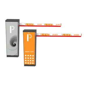 Driveway Automatic Intelligent Swing Barrier Gate With Qr Code Reader Automated Boom Barrier Gate Parking