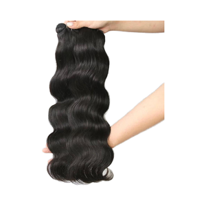 EXTENSION DE CHEVEUX HUMAINS INDIVIDUELS NON TRAITÉS D'ORIGINE INDIENNE AVEC COUVERTURE COMPLÈTE TOP 10A 12A DONNEUR BRUT TANGLE FREE - Product Image 1