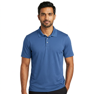 Men's Lightweight UV Protection Quick Dry for Polo Shirt Custom Logo Knitted Fabric Anti-Pilling for Golf Tennis Casual Wear - Product Image 1