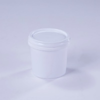 Seau à glace rond en plastique de 1000 ml, seau d'emballage pour lessive de 1 L