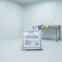 Paños de Microfibra Antipolvo para Cuartos Limpios, Fibra Superfina Cuadrada 3009, Molde Privado para Cuartos Limpios Clase 1-10000