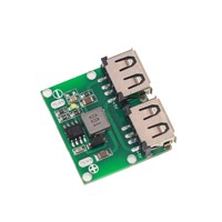 Salida USB dual, 9V/12V/24V a 5V 3A, módulo de carga DC-DC para vehículos, reducción y estabilización de voltaje.