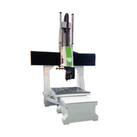Routeur CNC 5 axes de haute précision pour la gravure de moules 3D sur Metal-Mach3 en caoutchouc bois/Syntec/système de contrôle Richauto