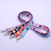 Design personalizzato personalizzato stampa del collo in poliestere sublimazione lavoro ID telefono da polso cordini personalizzati con Logo