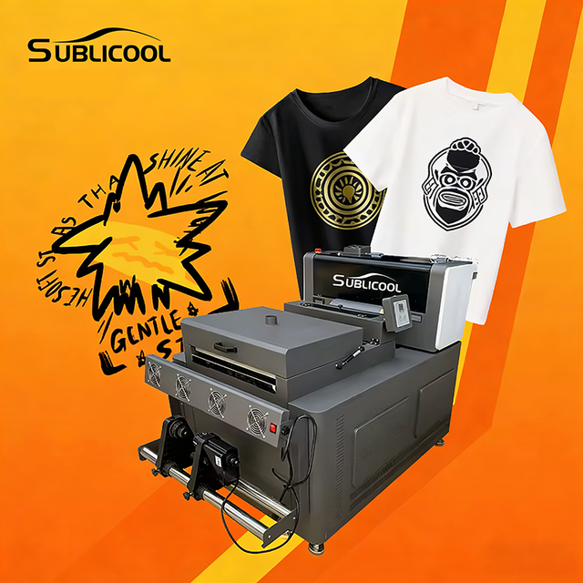 Automatic 330mm Digital DTF Inkjet Printer Textile T-shirt Printing Machine Heat Transfer