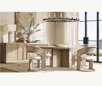 Chaises de maison de haute qualité meubles siège en tissu fauteuil de salle à manger en rotin