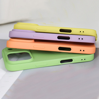 En stock – Étui de protection étanche couleur unie pour iPhone 17 16 15 13 Pro Max – Coque antichoc en silicone liquide TPU de qualité supérieure