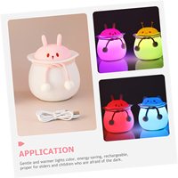 Silicone Pat Light Animal Silicone Lampes Cadeau Chambre Décor Chaud Veilleuse Veilleuse Lampe Dessin Animé Enfant Silicone Veilleuse