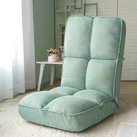 Fauteuil de style japonais moderne avec dossier en métal, canapé-lit paresseux pour la maison, pour baie vitrée, balcon, tatami inclus
