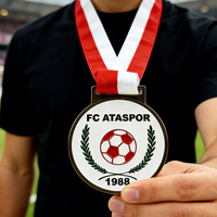 Médaille plaquée or personnalisée à rotation 360° pour événements sportifs, commémorations, marathon, football, basketball, jeux scolaires, sur mesure