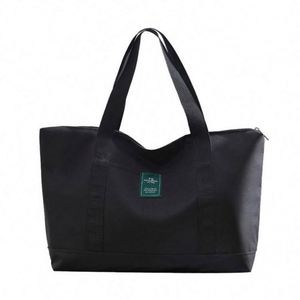 กระเป๋าเดินทางสุดสัปดาห์ขนาดใหญ่ น้ำหนักเบา พร้อมช่องเก็บสัมภาระ กระเป๋าโท้ทแบบดัฟเฟิล พร้อมโลโก้สั่งทำ - Product Image 1